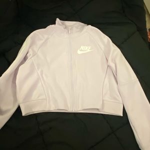 Nike cropped zip up
